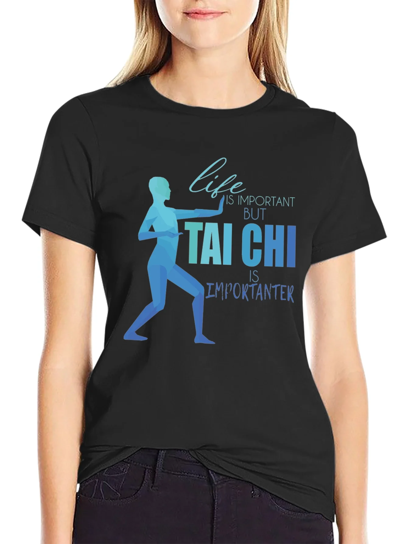 Rebbecca Tai Chi Is Importanter Graphic Tee