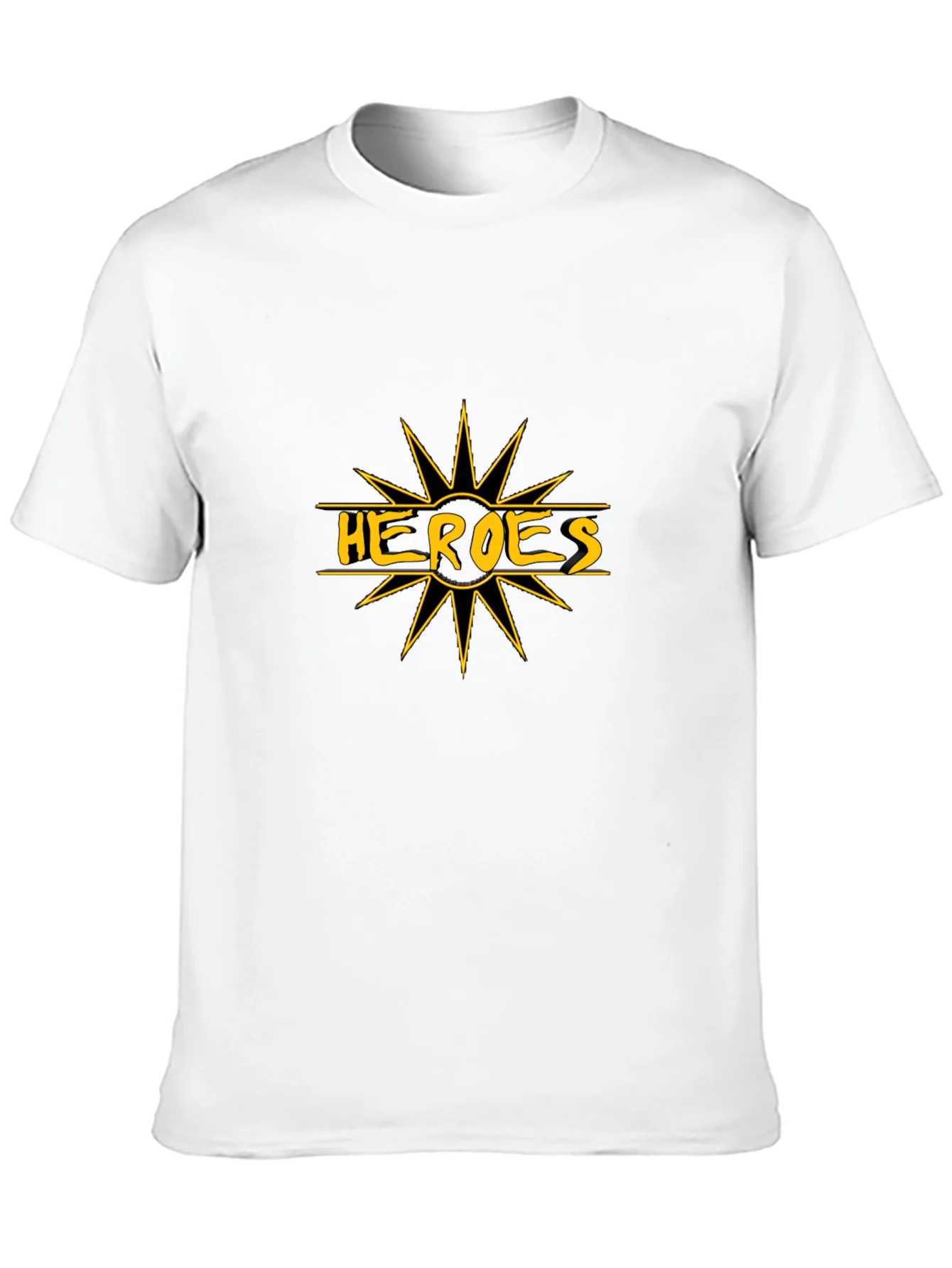 Camiseta Negra H¨¦roes Dise?o Sol
