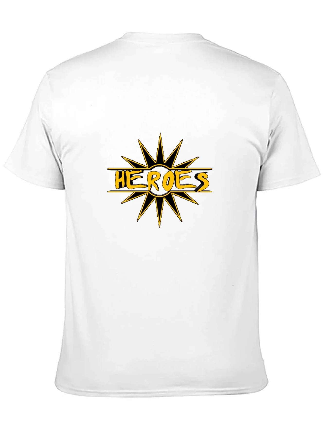 Camiseta Negra H¨¦roes Dise?o Sol