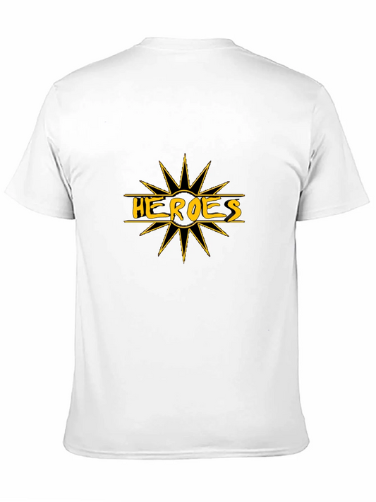 Camiseta Negra H¨¦roes Dise?o Sol