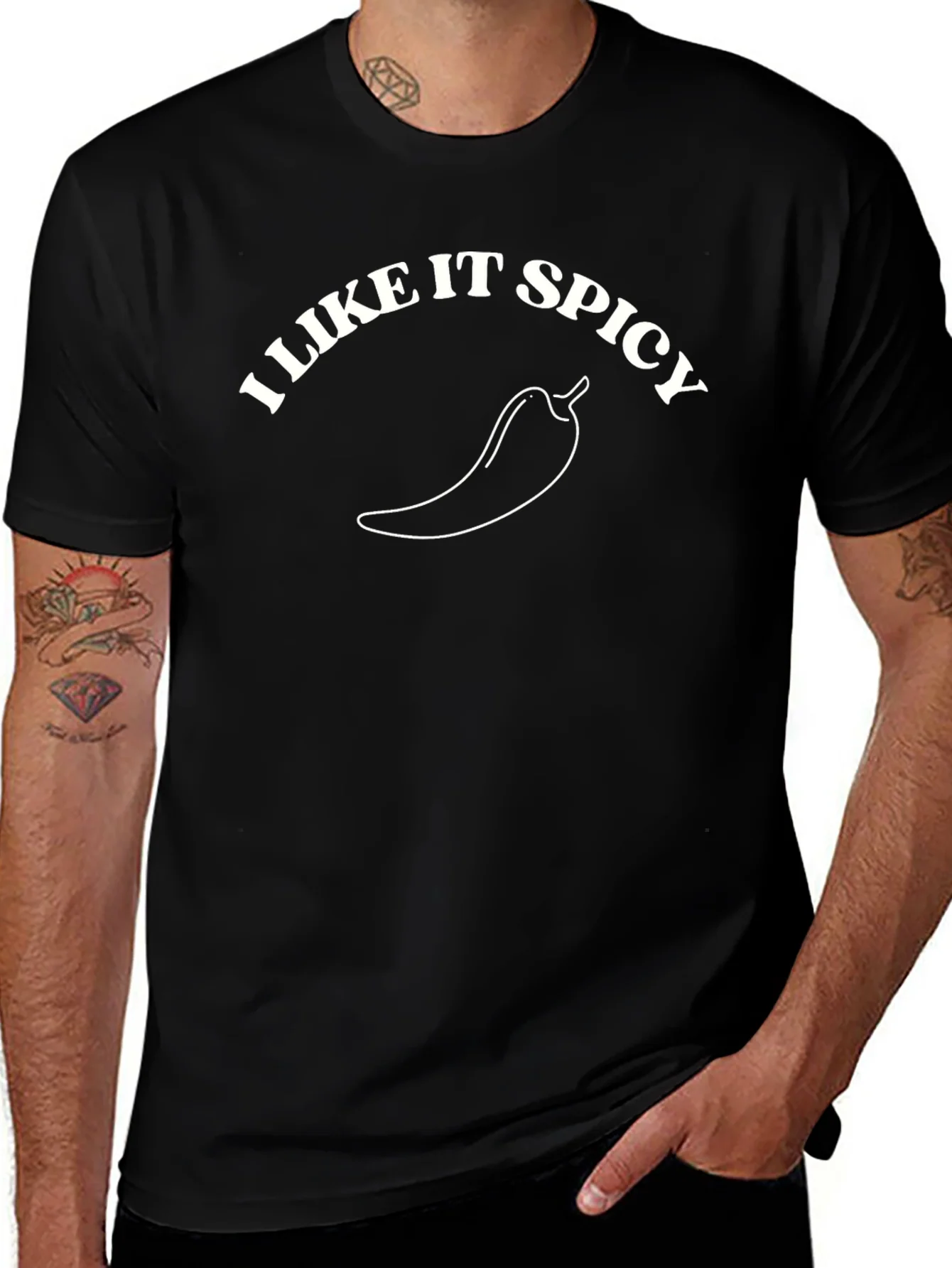 Rebbecca I Like it Spicy Graphic T-Shirt