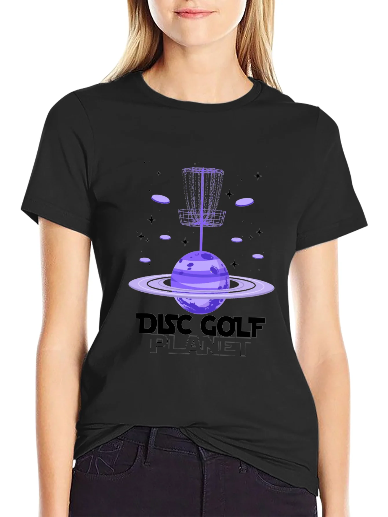 Rebbecca Disc Golf Planet T-Shirt