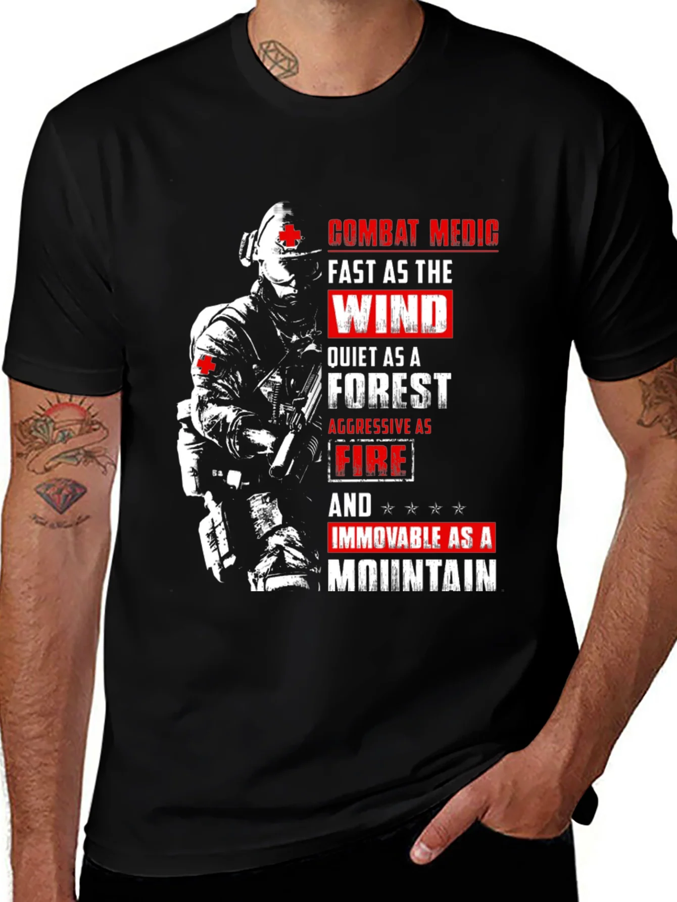Rebbecca Combat Medic Graphic T-Shirt