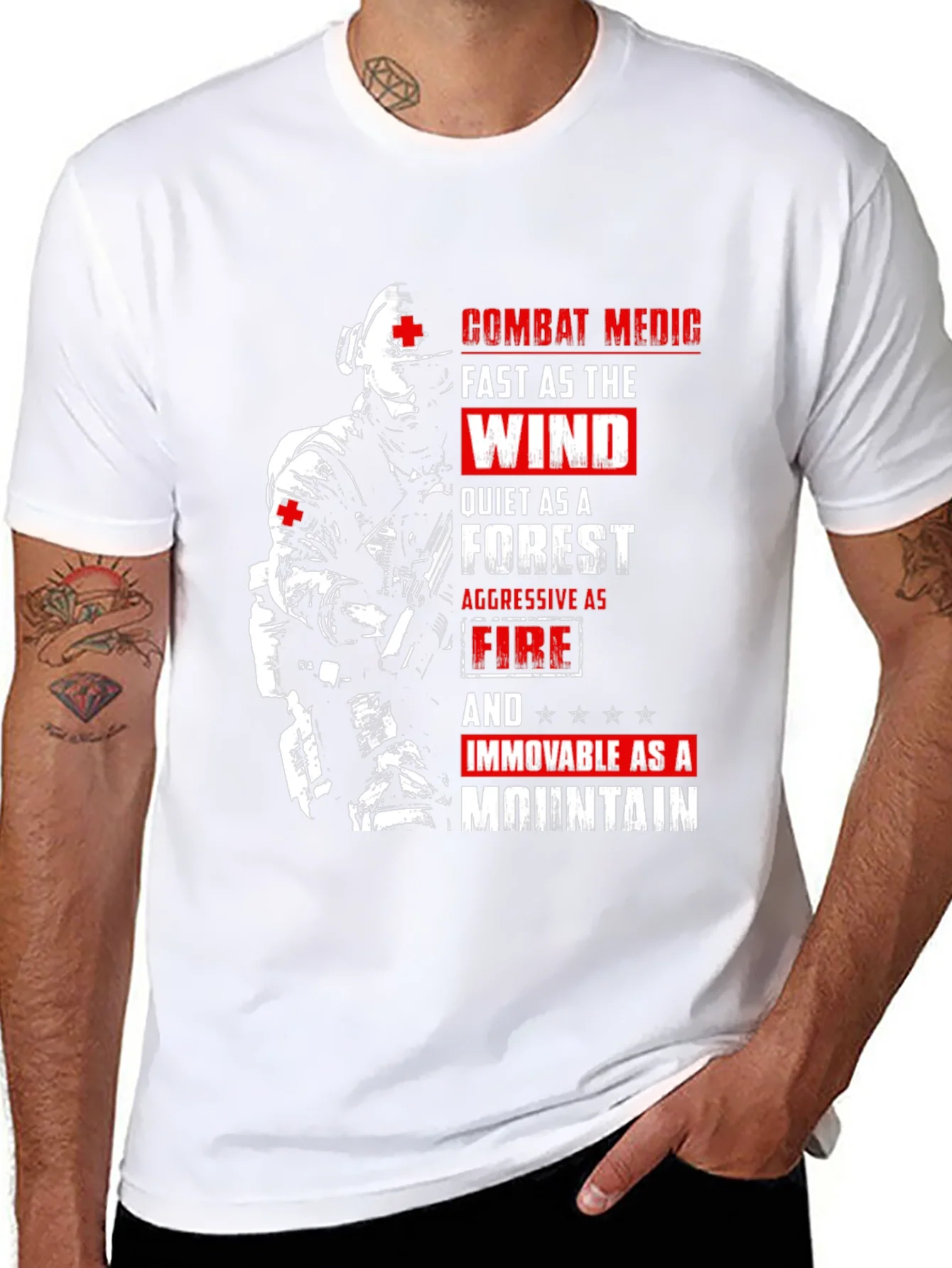 Rebbecca Combat Medic Graphic T-Shirt