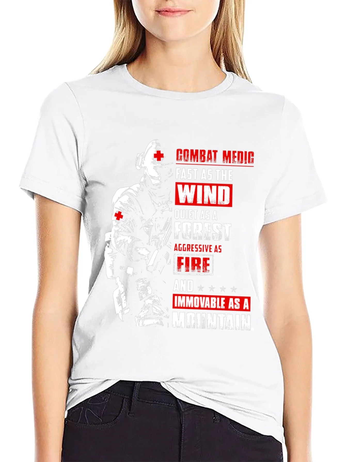 Rebbecca Combat Medic Graphic T-Shirt