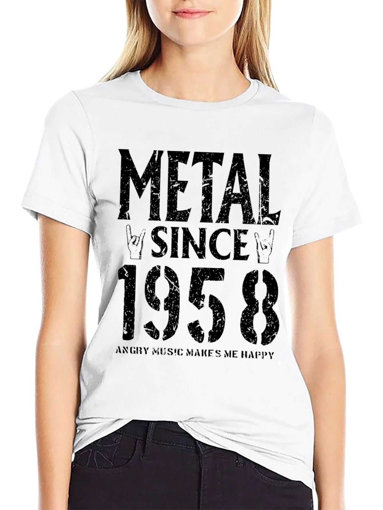 Rebbecca Metal Since 1958 Black T-Shirt