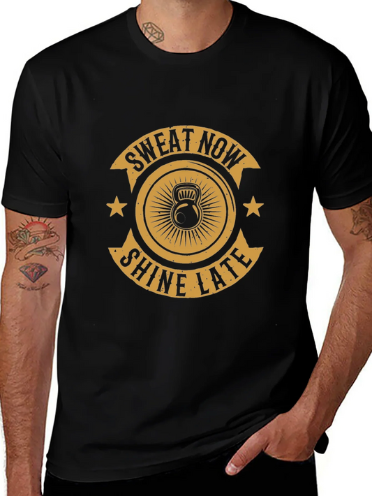 Rebbecca Sweat Now Shine Later Black Graphic Tee