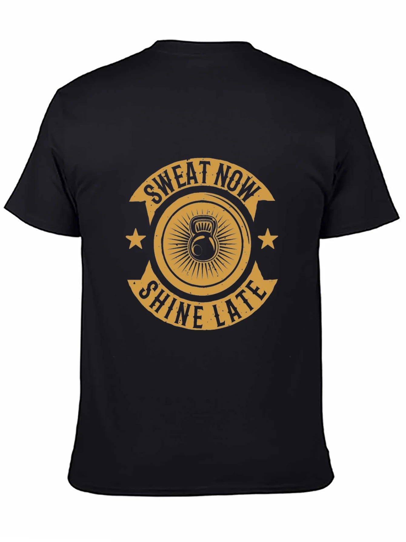 Rebbecca Sweat Now Shine Later Black Graphic Tee