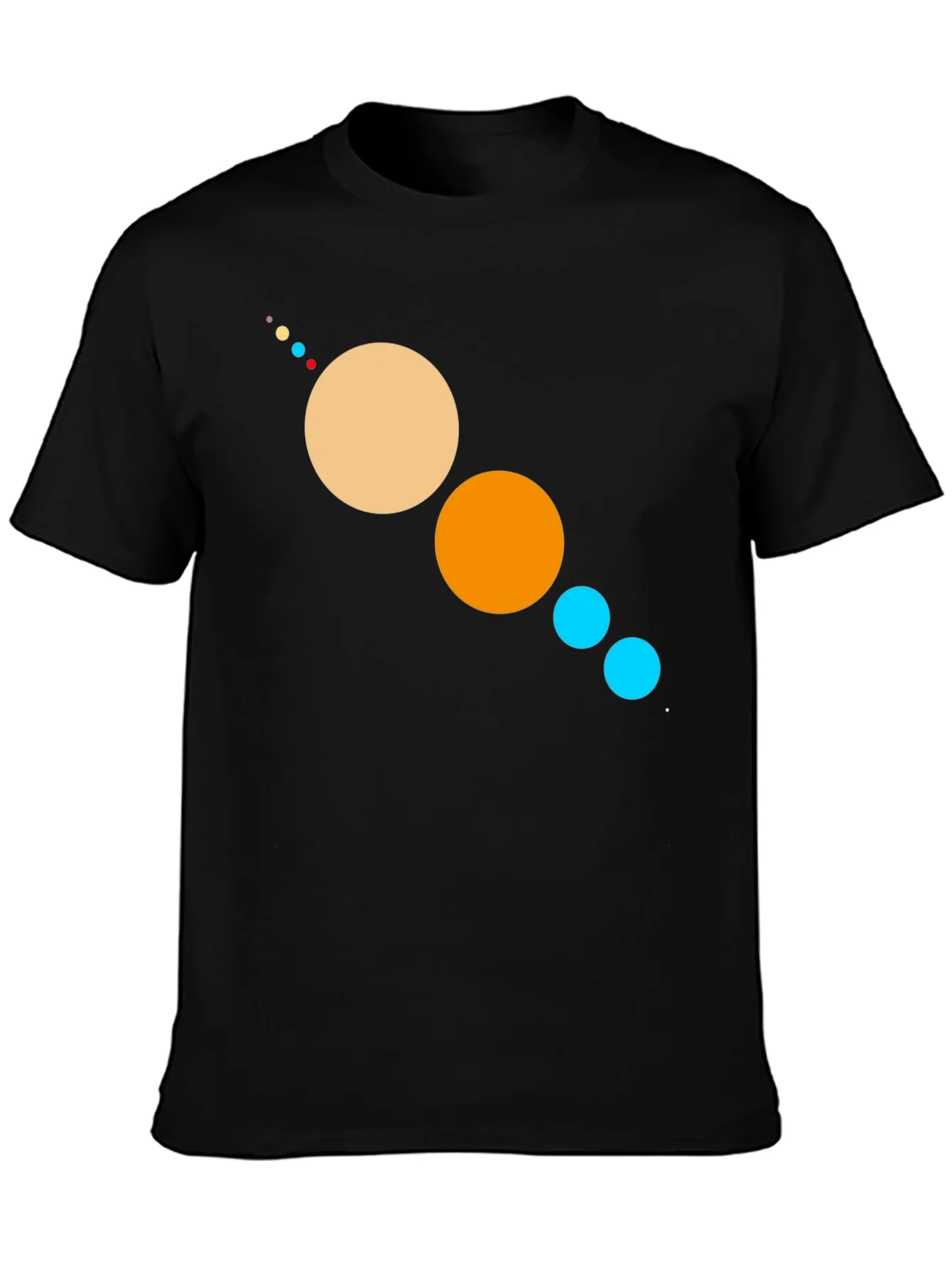 Rebbecca Planetary System Graphic Black T-Shirt