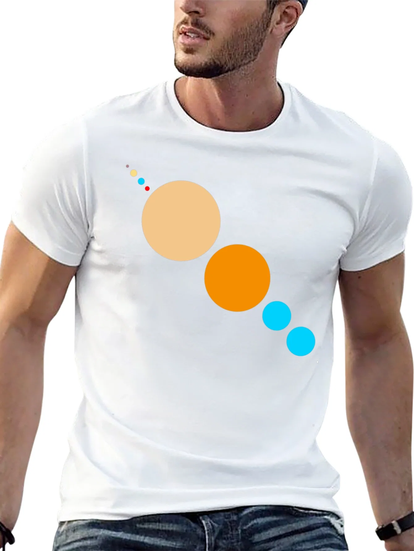 Rebbecca Planetary System Graphic Black T-Shirt