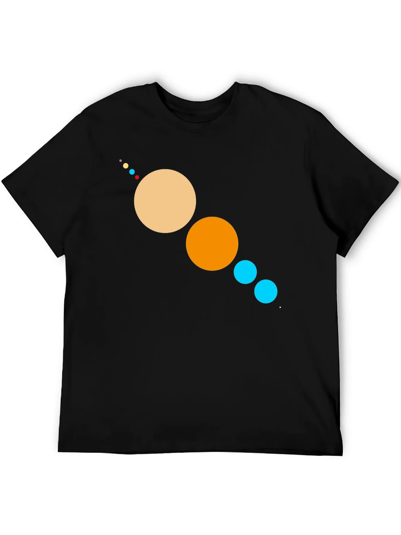 Rebbecca Planetary System Graphic Black T-Shirt