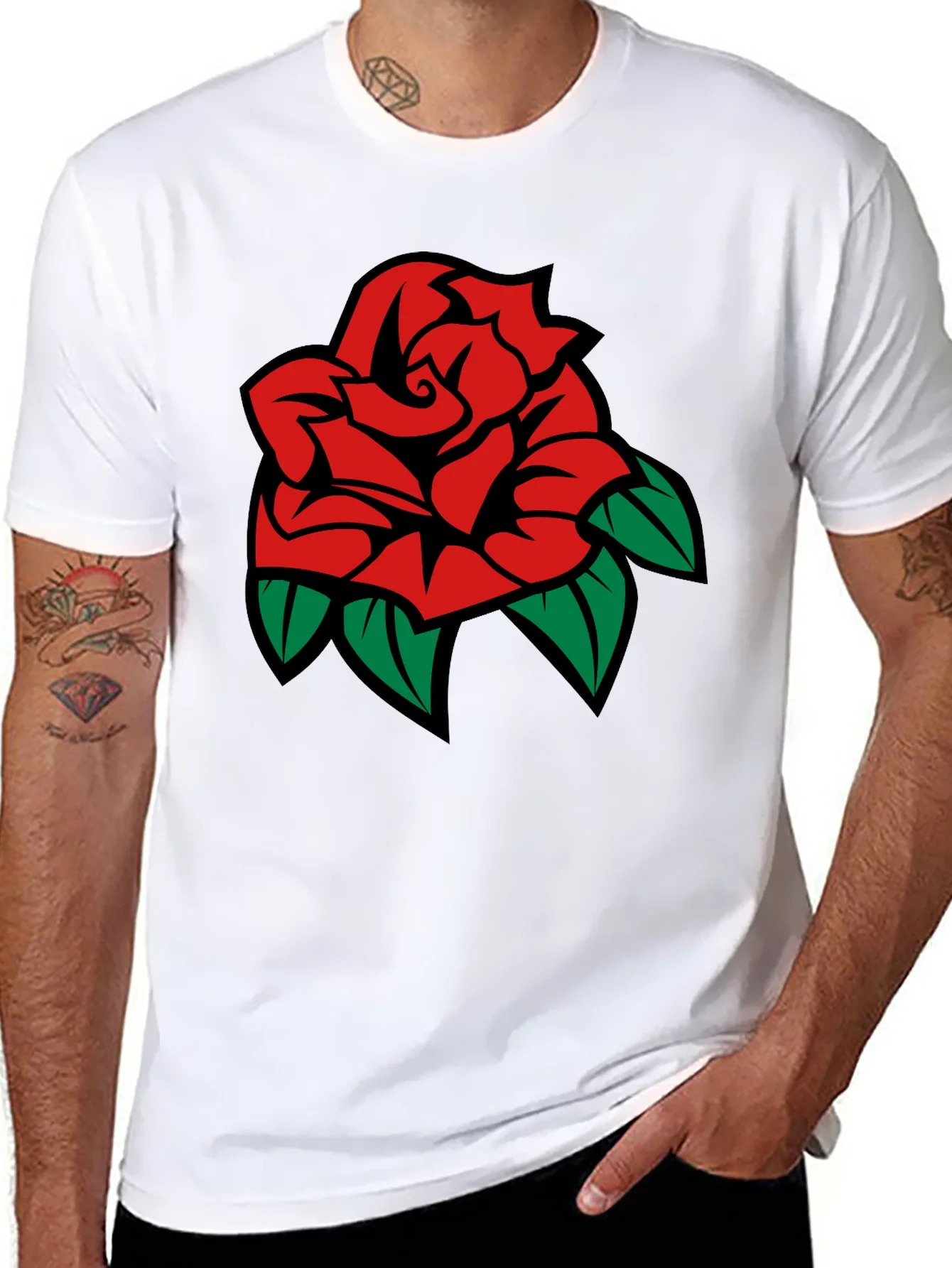 Rebbecca Black T-Shirt with Rose Graphic