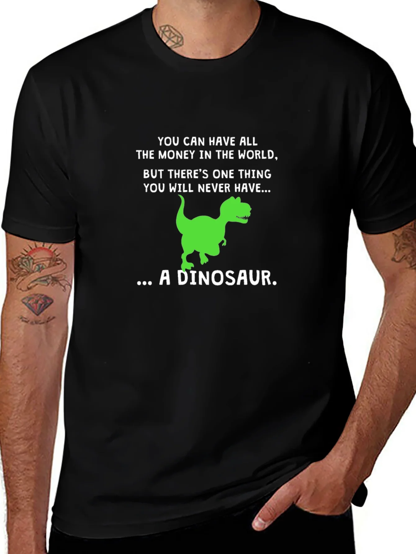 Rebbecca Dinosaur Graphic Tee - Humorous T-Rex T-Shirt