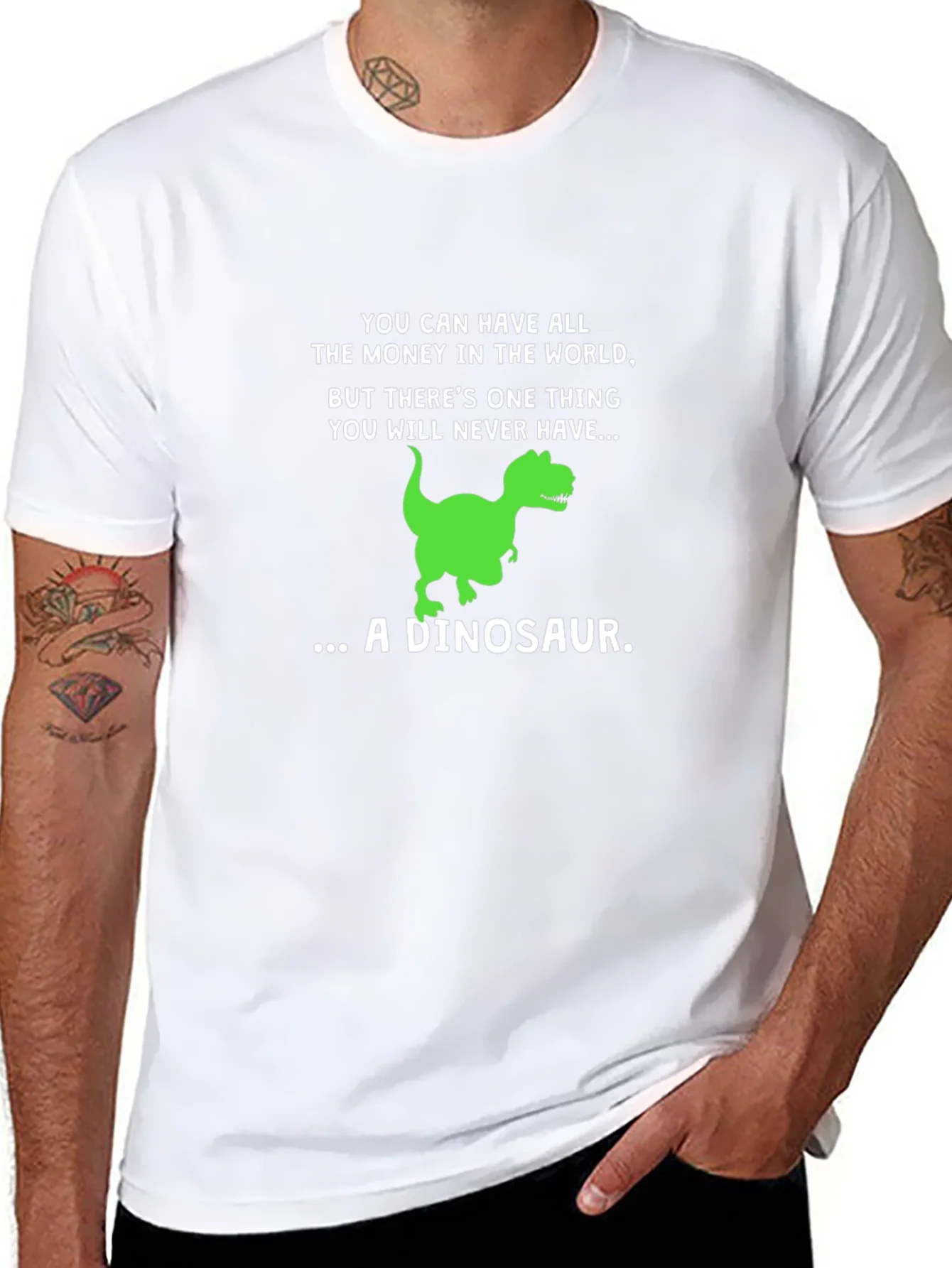 Rebbecca Dinosaur Graphic Tee - Humorous T-Rex T-Shirt