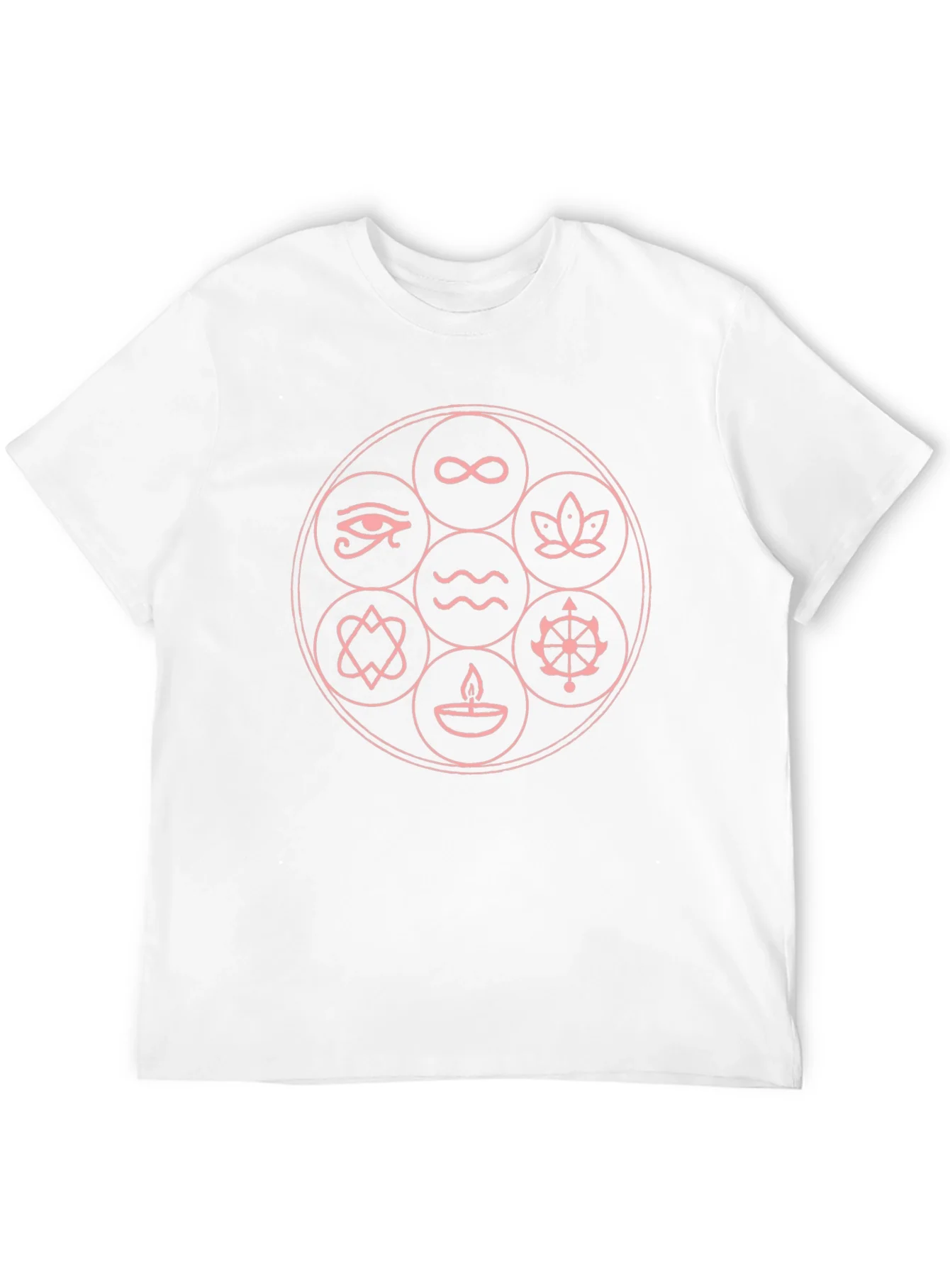 Rebbecca Symbol Circle Graphic Black T-Shirt
