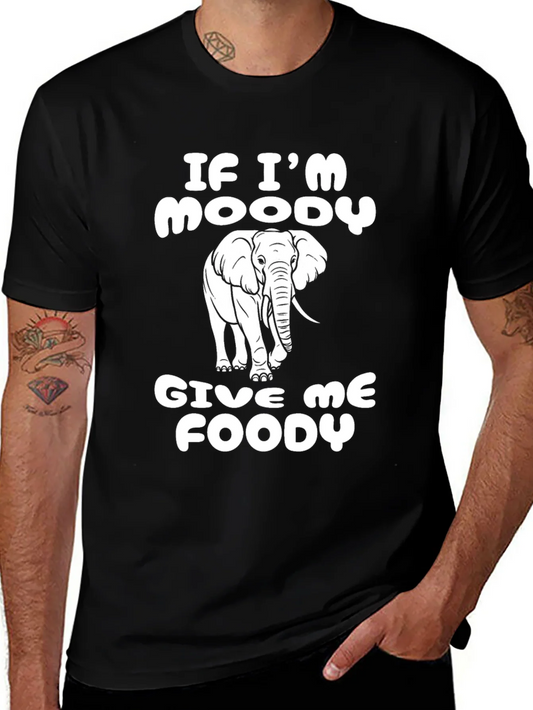 Rebbecca Moody Elephant Graphic Tee - Funny Food Humor T-Shirt