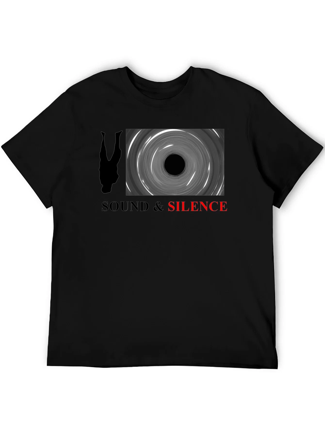 Rebbecca Sound & Silence Graphic Tee - Black