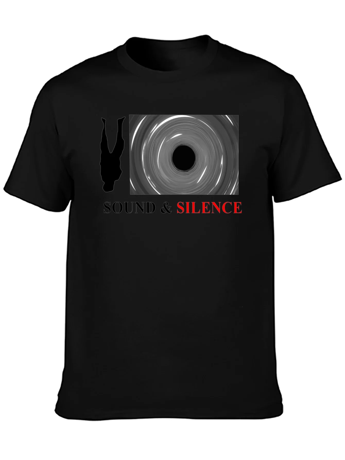 Rebbecca Sound & Silence Graphic Tee - Black