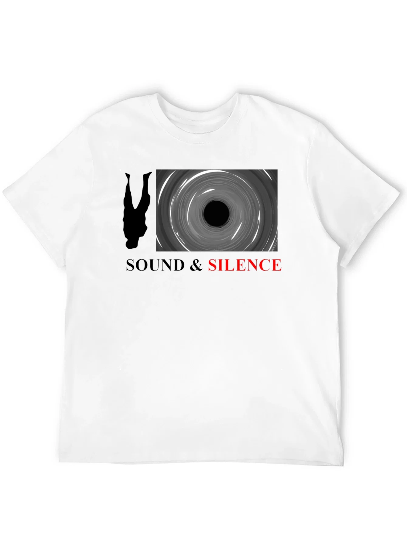 Rebbecca Sound & Silence Graphic Tee - Black