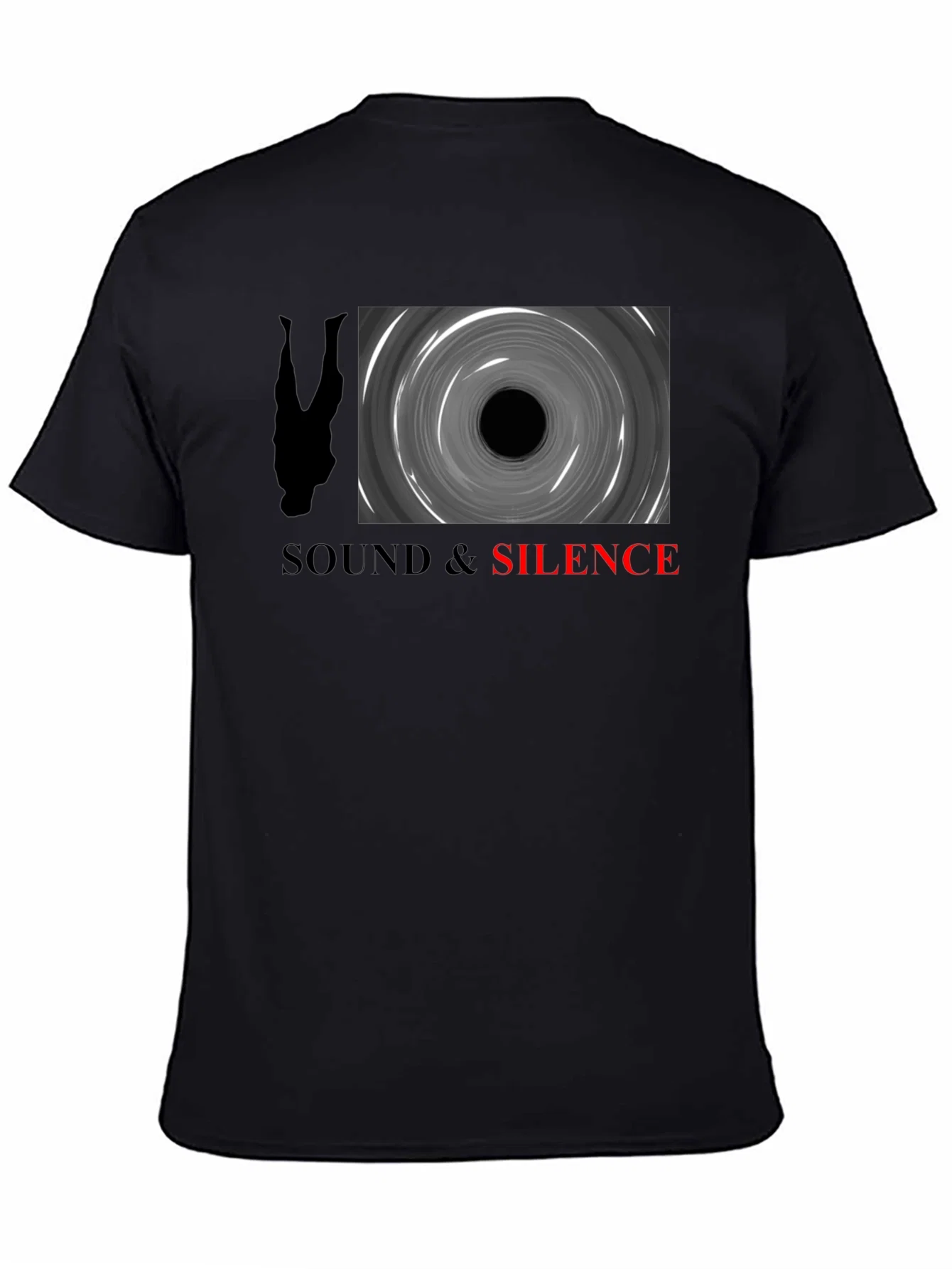 Rebbecca Sound & Silence Graphic Tee - Black