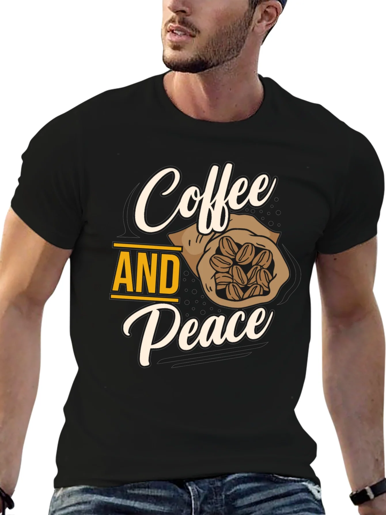 Rebbecca Coffee and Peace Graphic T-Shirt