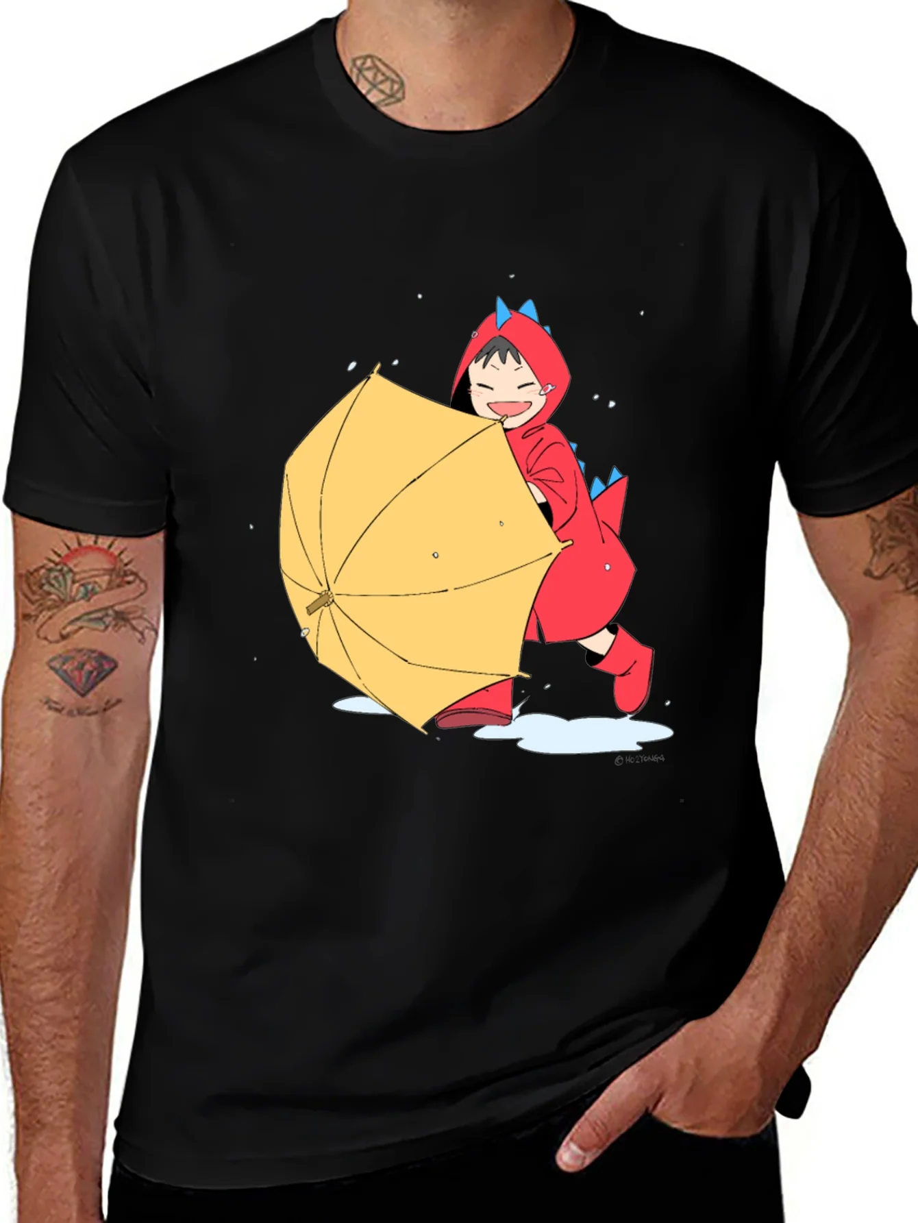 Rebbecca Dino Rain Fun T-Shirt