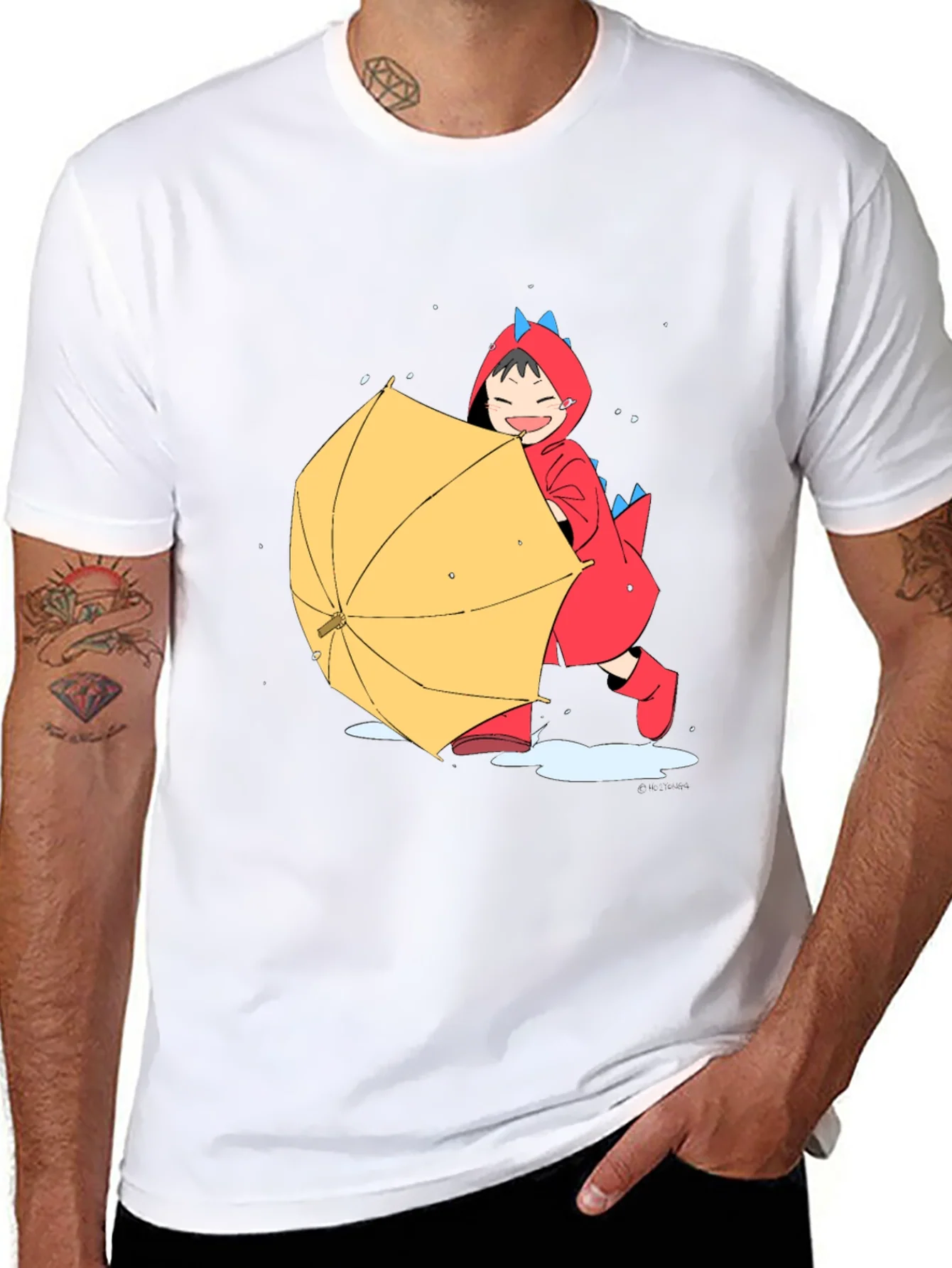 Rebbecca Dino Rain Fun T-Shirt