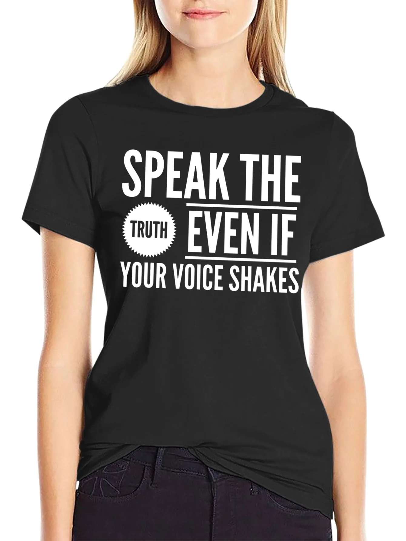 Rebbecca Speak The Truth Graphic T-Shirt