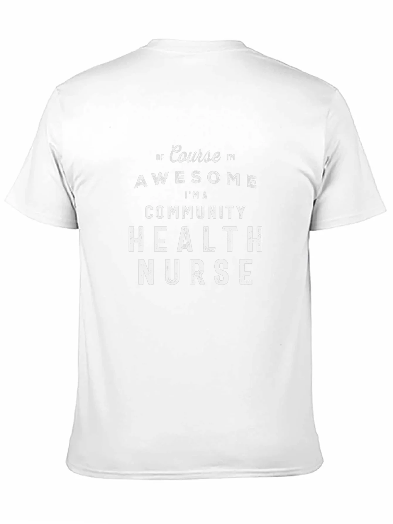 Camiseta Negra Impresi¨®n Community Health Nurse