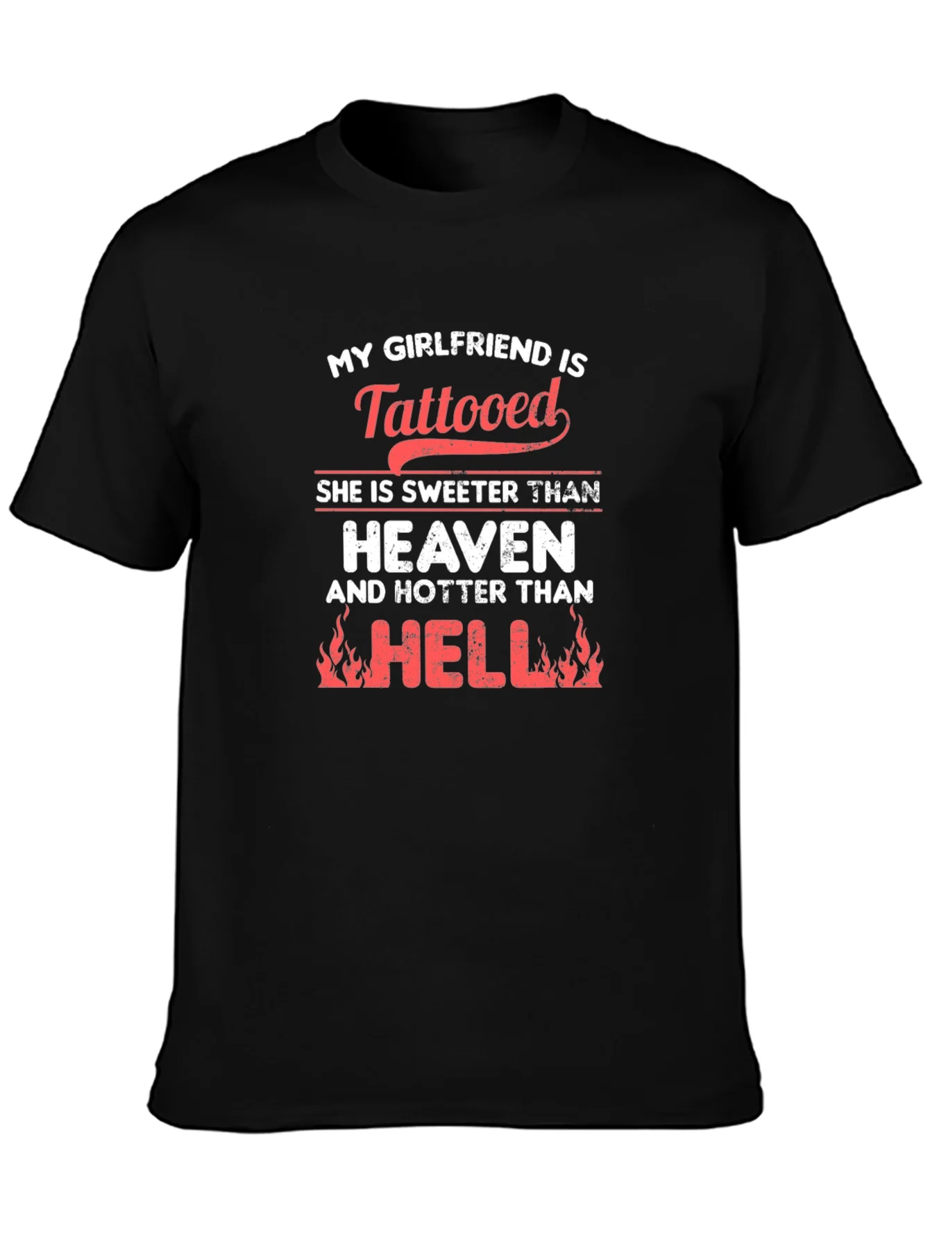 Rebbecca Tattooed Girlfriend Humor T-Shirt