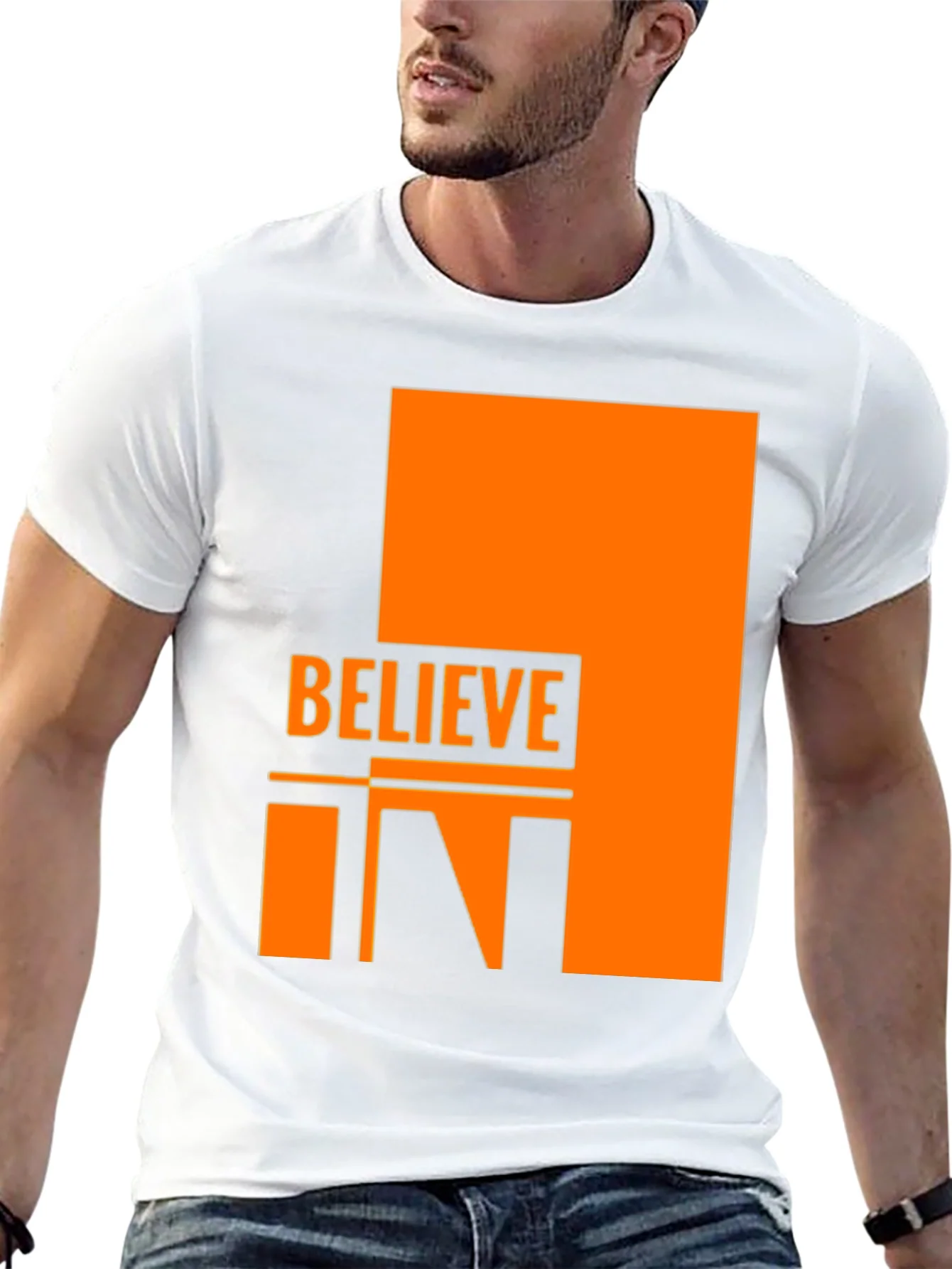 Rebbecca Believe In T-Shirt - Modern Graphic Tee