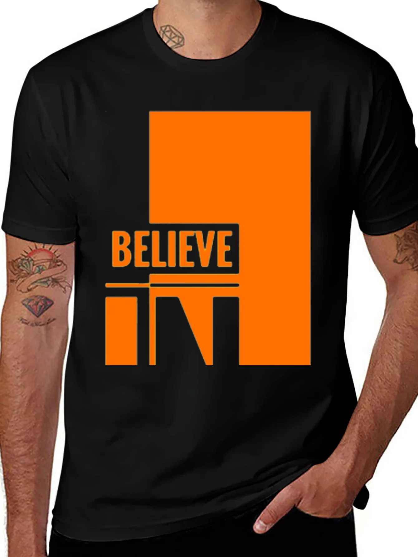Rebbecca Believe In T-Shirt - Modern Graphic Tee