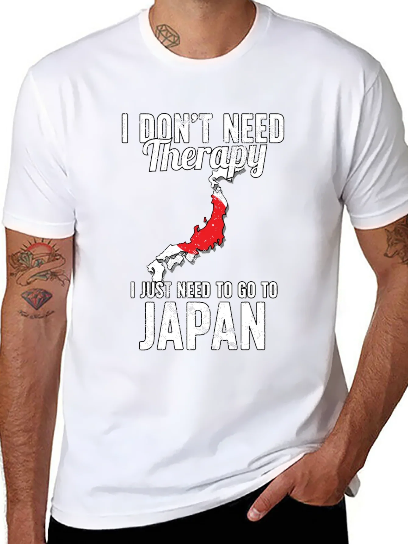 Camiseta I Dont Need Therapy I Need Japan