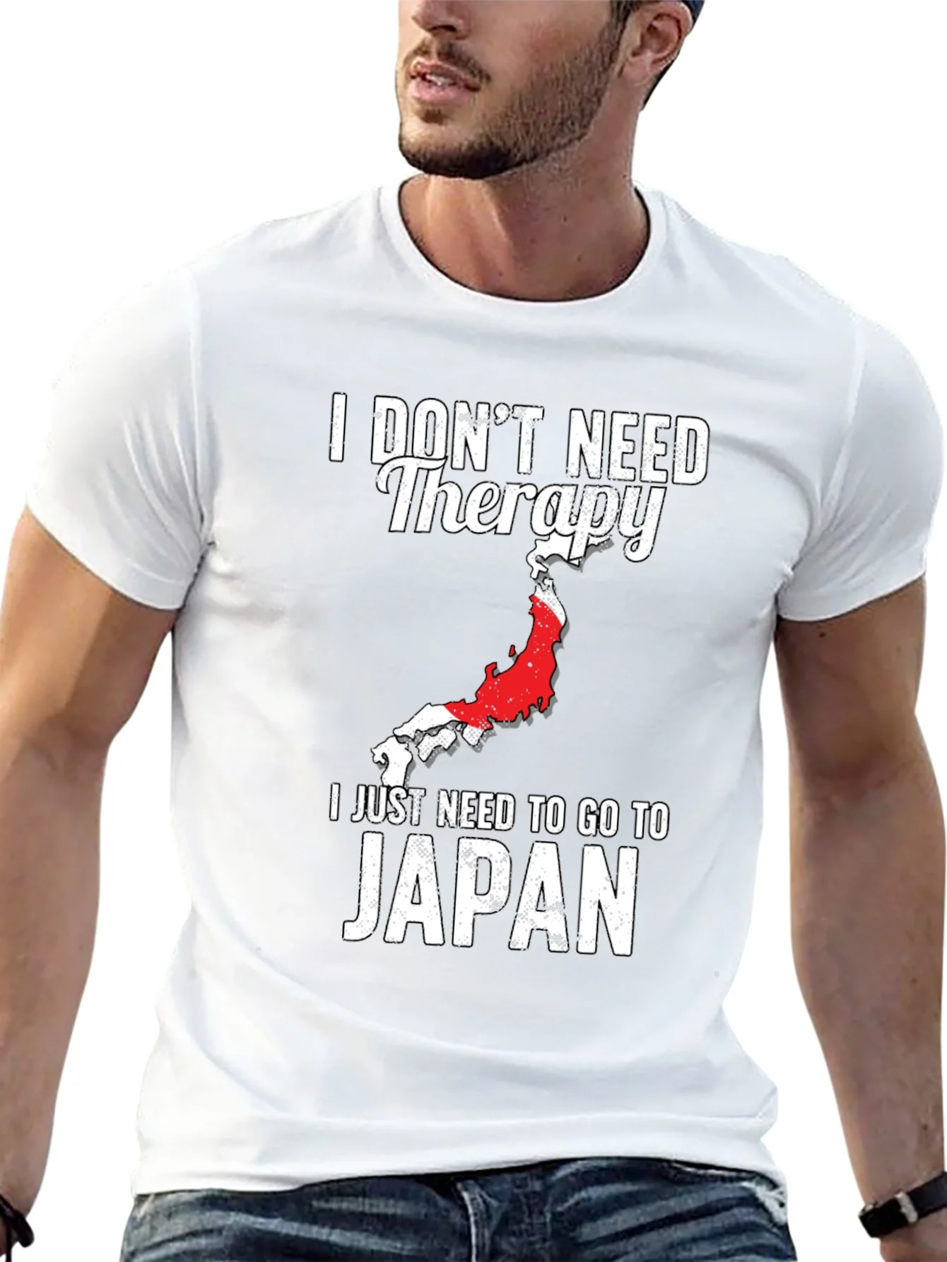 Camiseta I Dont Need Therapy I Need Japan