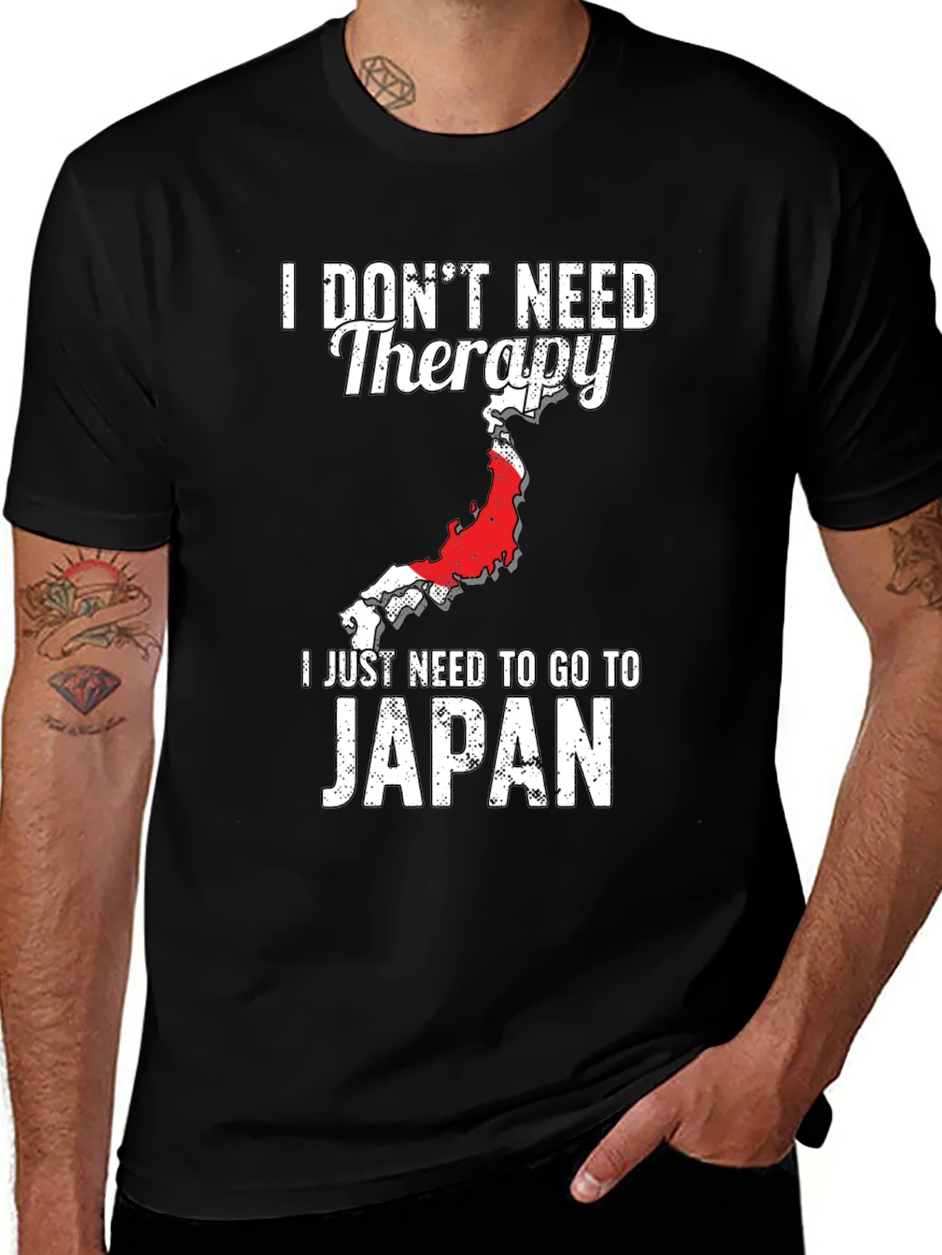 Camiseta I Dont Need Therapy I Need Japan
