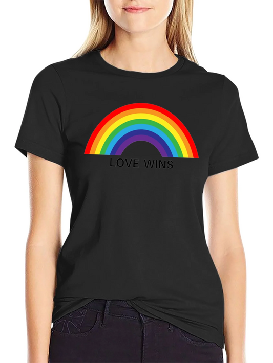 Rebbecca Love Wins Rainbow T-Shirt - Pride LGBTQ+ Apparel
