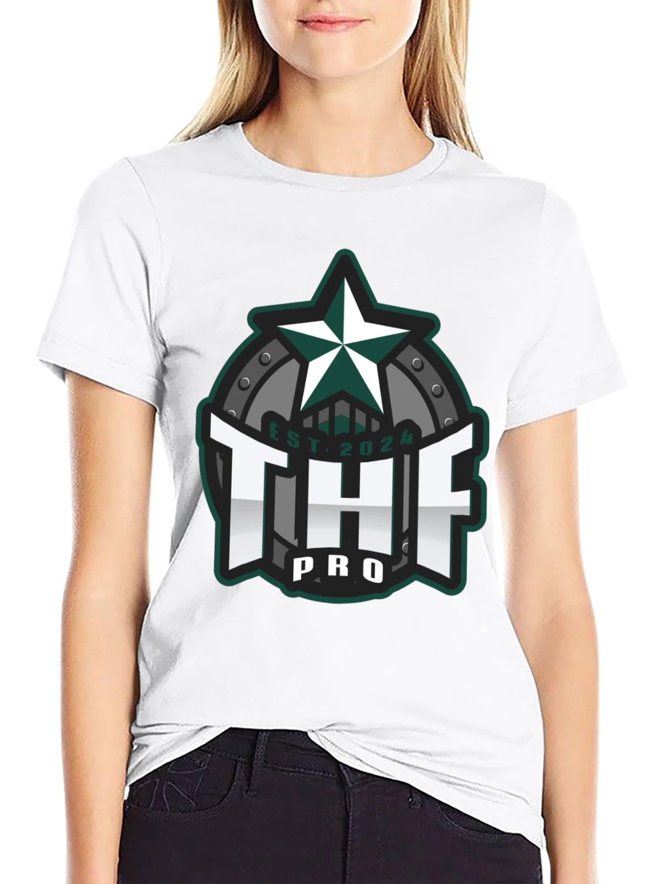 Rebbecca THF Pro Black Graphic Tee