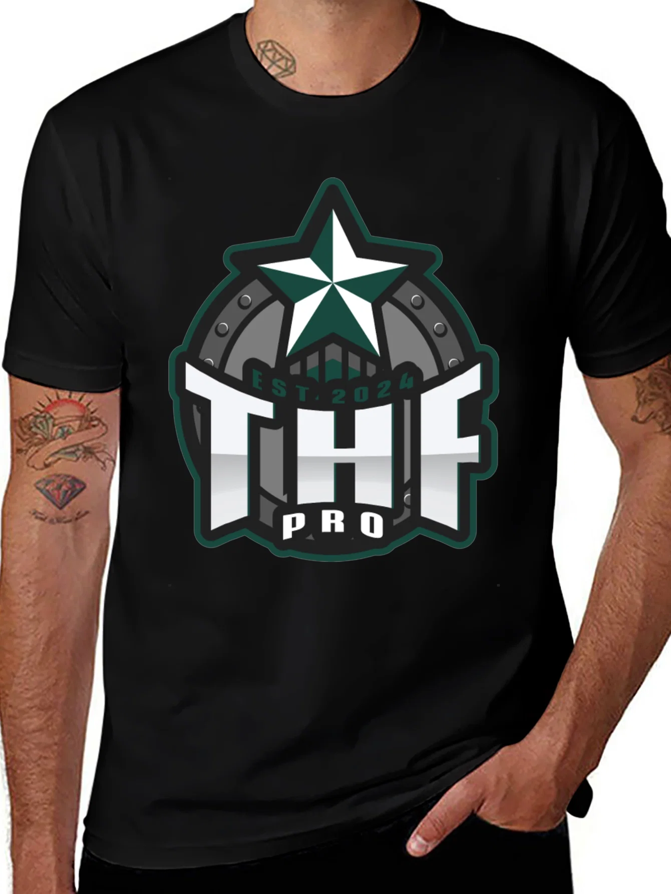 Rebbecca THF Pro Black Graphic Tee