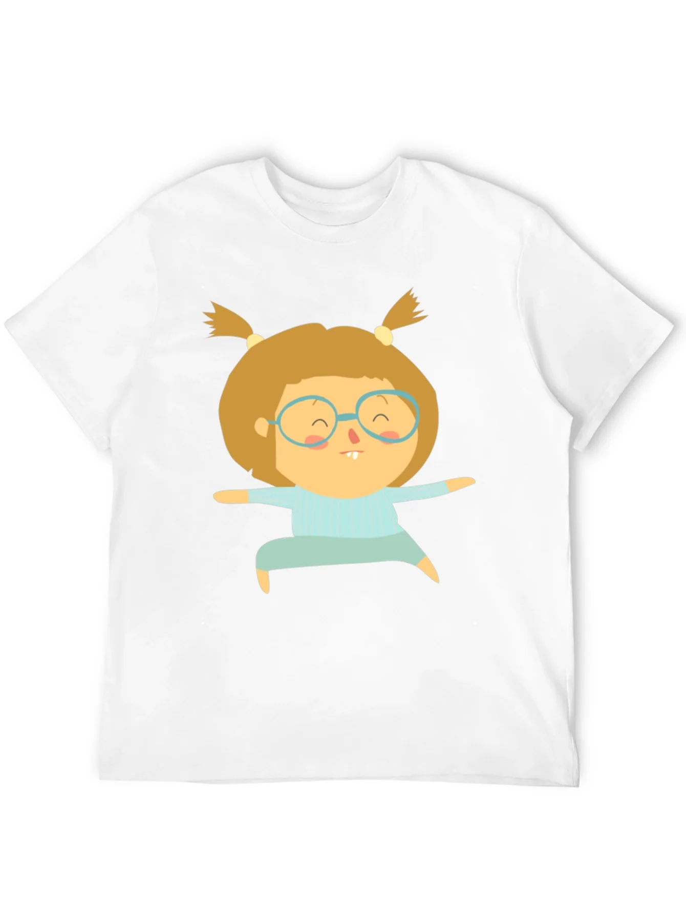 Camiseta Negra con Dise?o de Ni?a Yoga