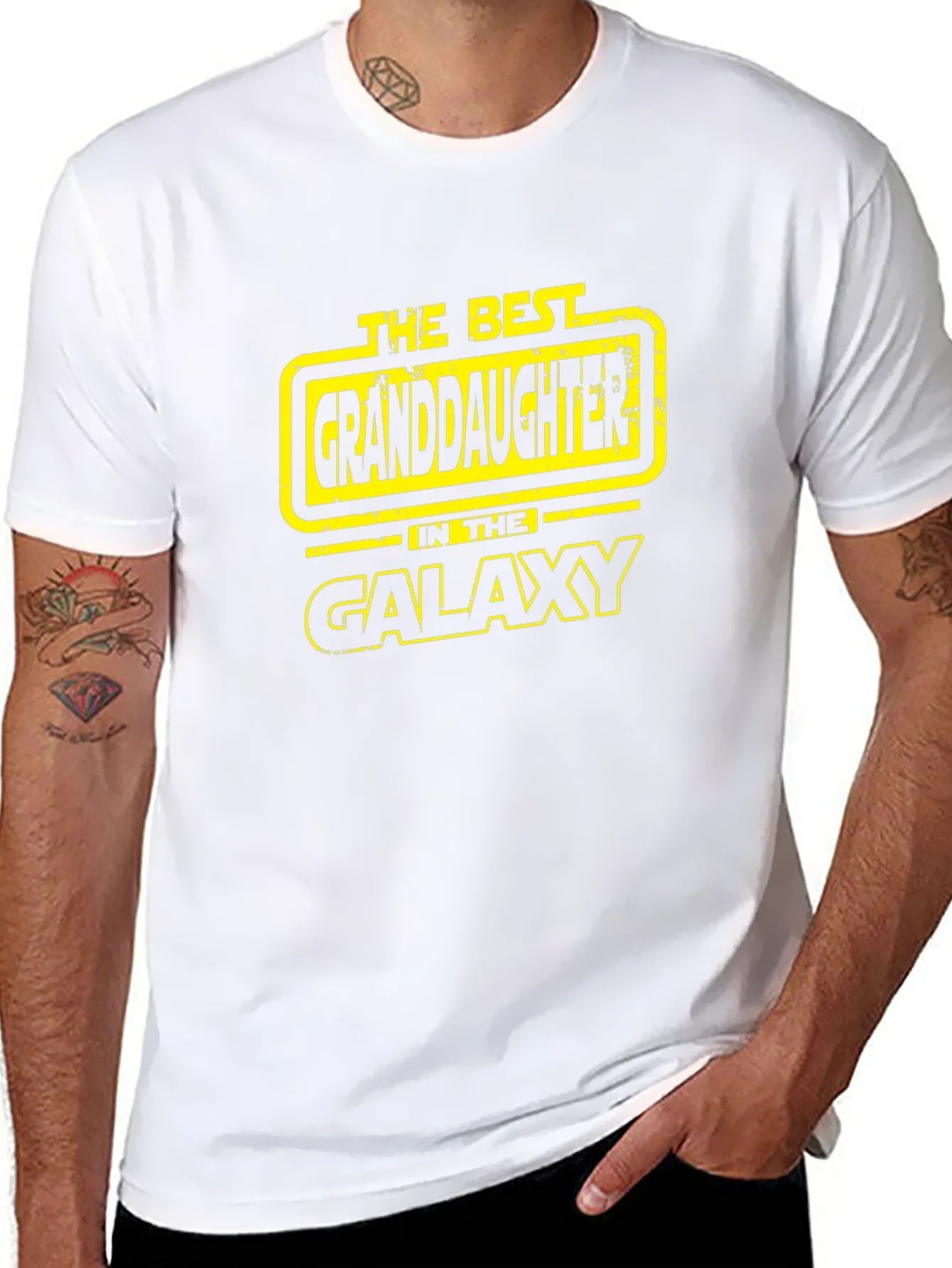 Camiseta Negra Mejor Nieta de la Galaxia