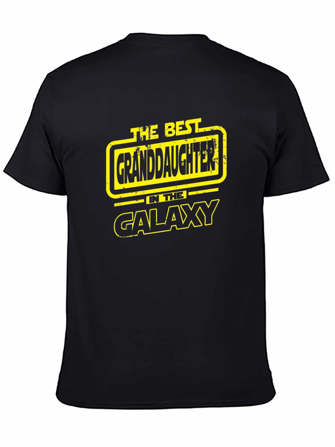 Camiseta Negra Mejor Nieta de la Galaxia