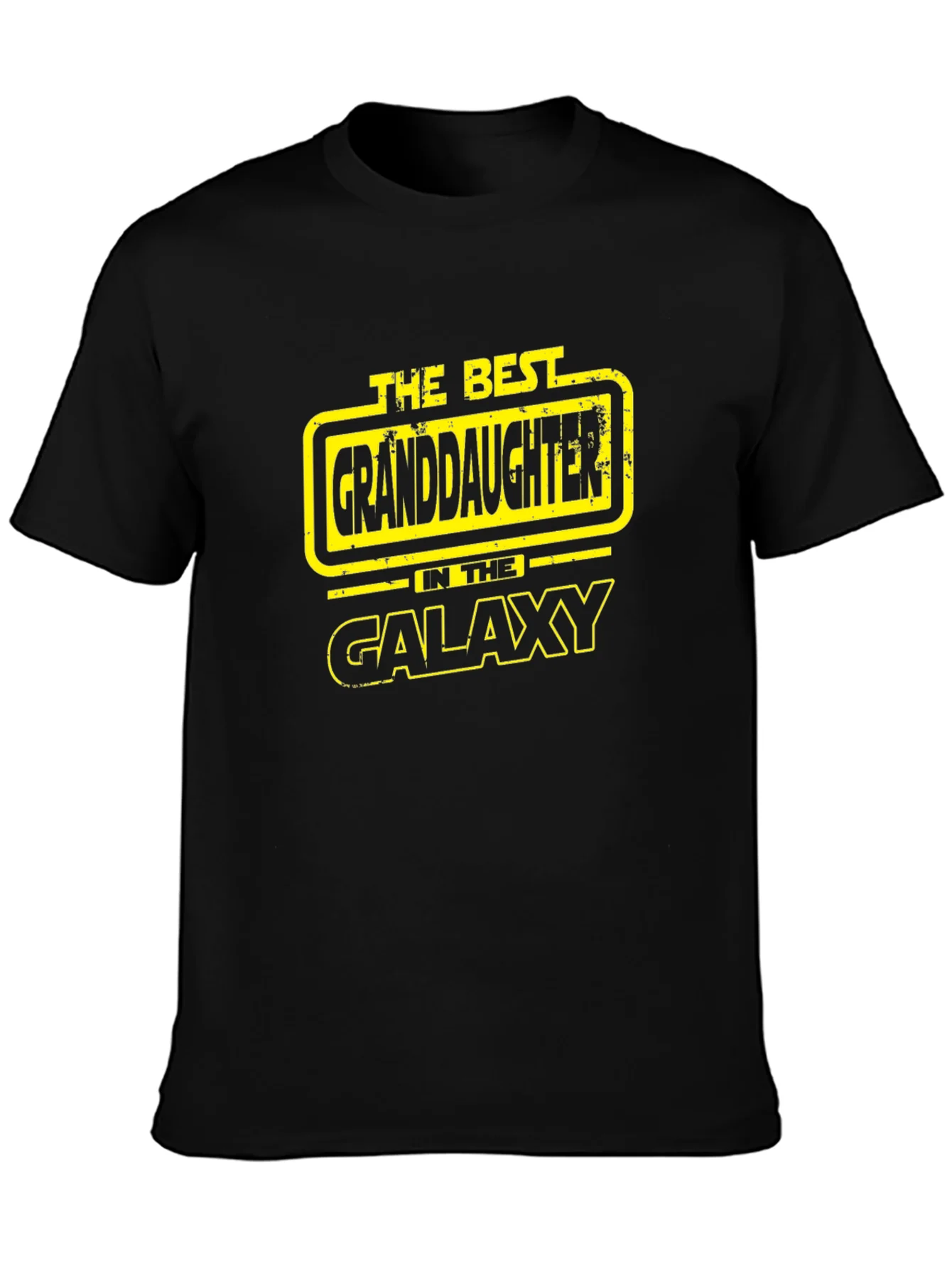 Camiseta Negra Mejor Nieta de la Galaxia