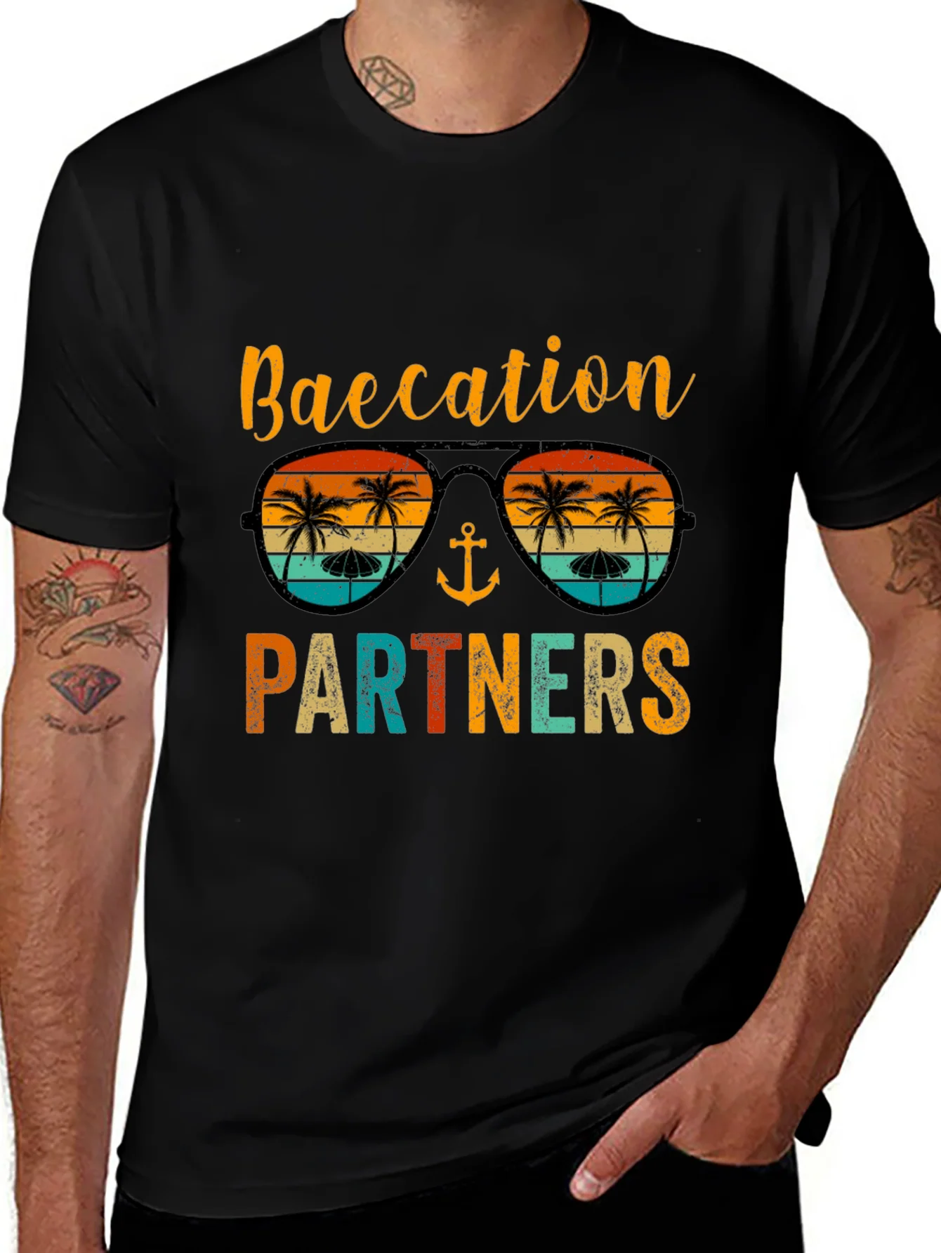 Rebbecca Vacation Partners Graphic Tee - Beach Trip Ready!