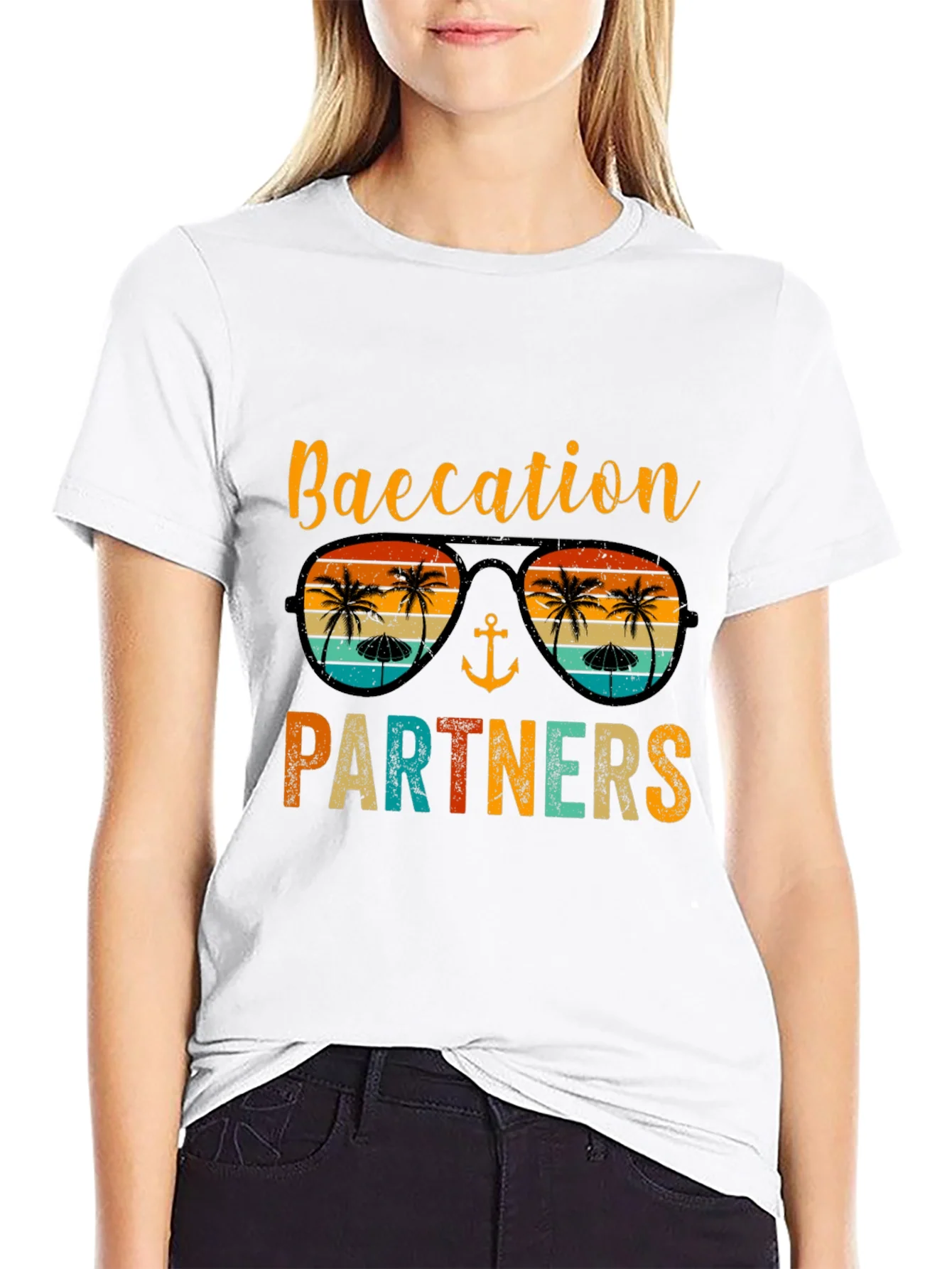 Rebbecca Vacation Partners Graphic Tee - Beach Trip Ready!