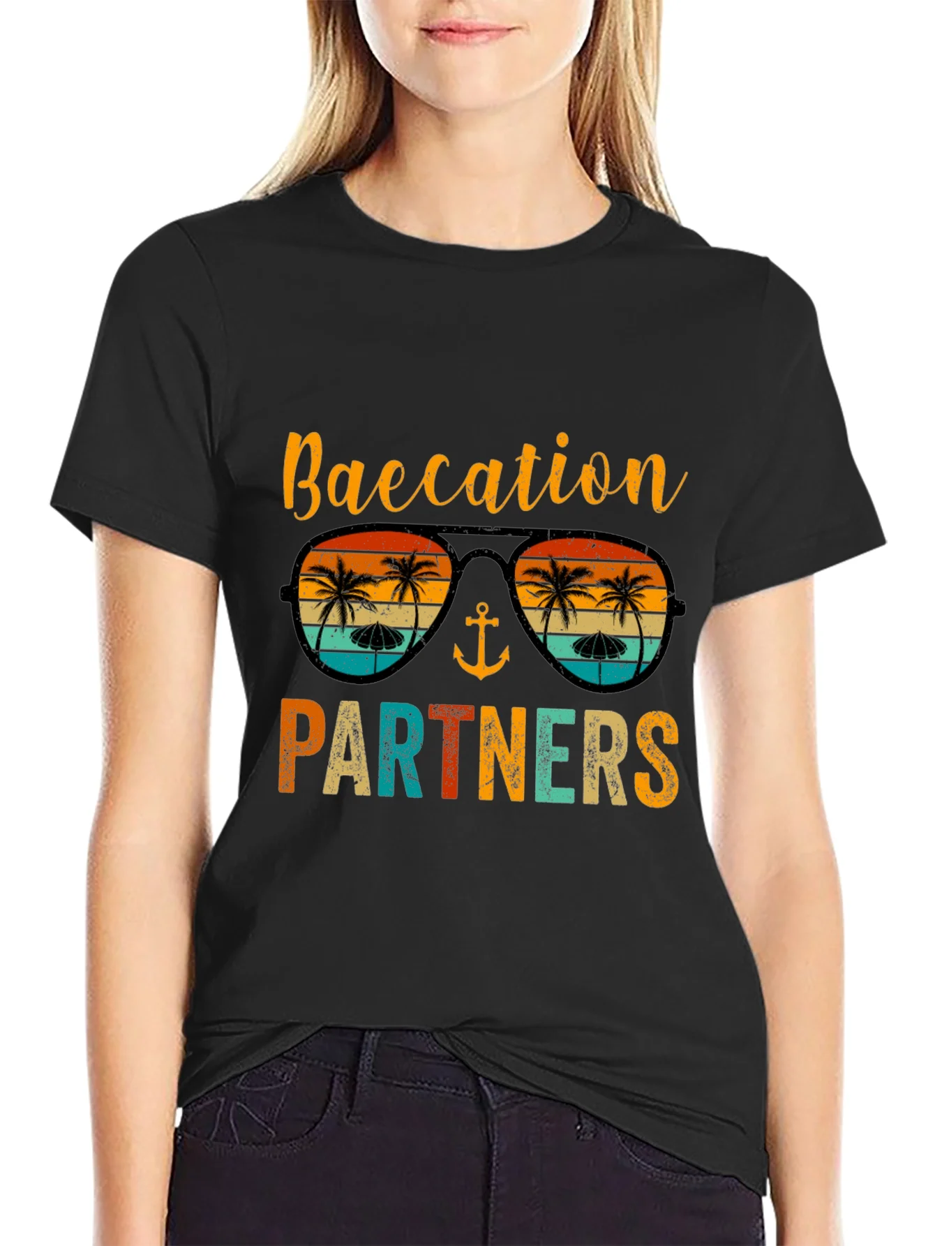 Rebbecca Vacation Partners Graphic Tee - Beach Trip Ready!