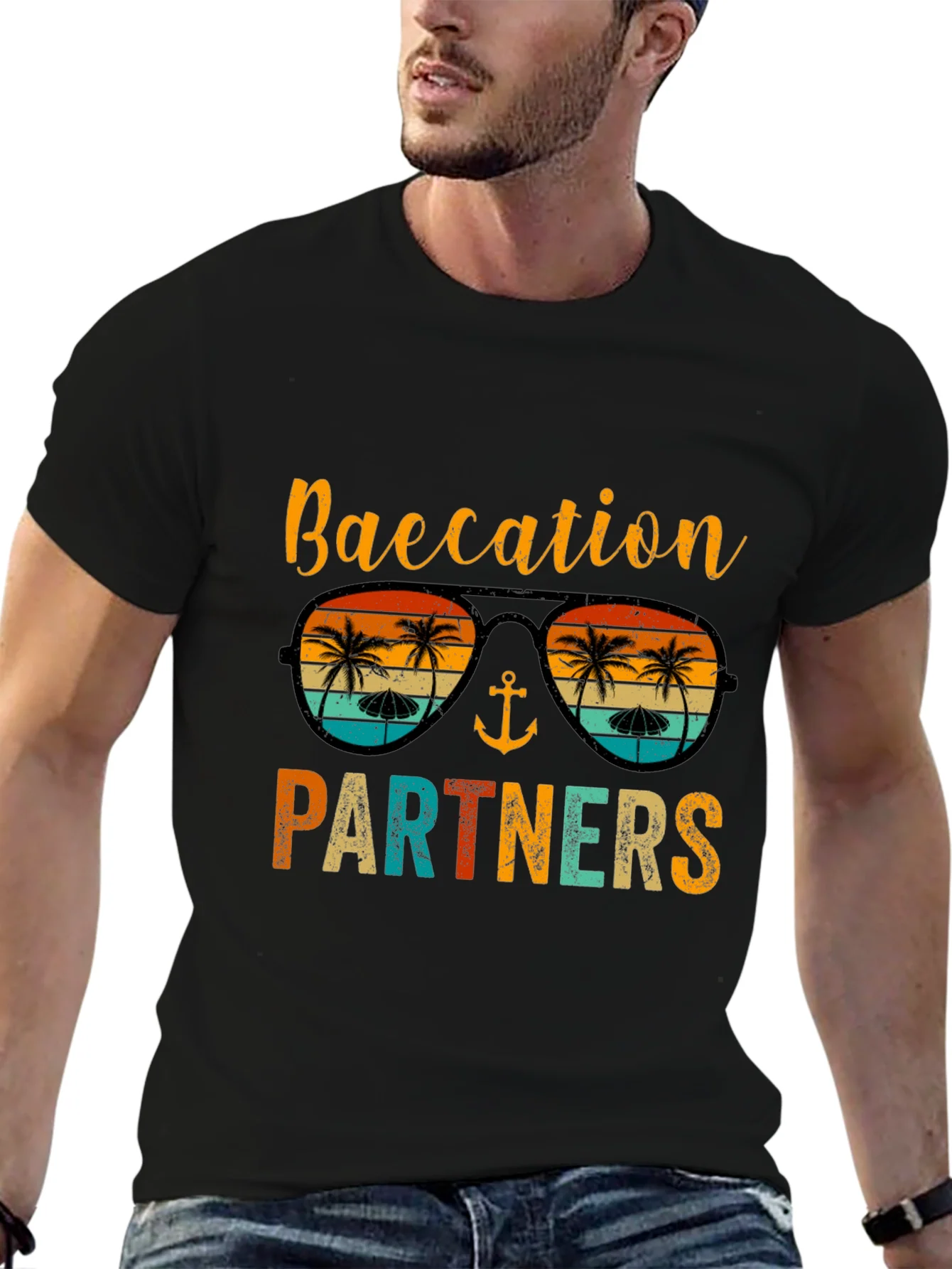 Rebbecca Vacation Partners Graphic Tee - Beach Trip Ready!