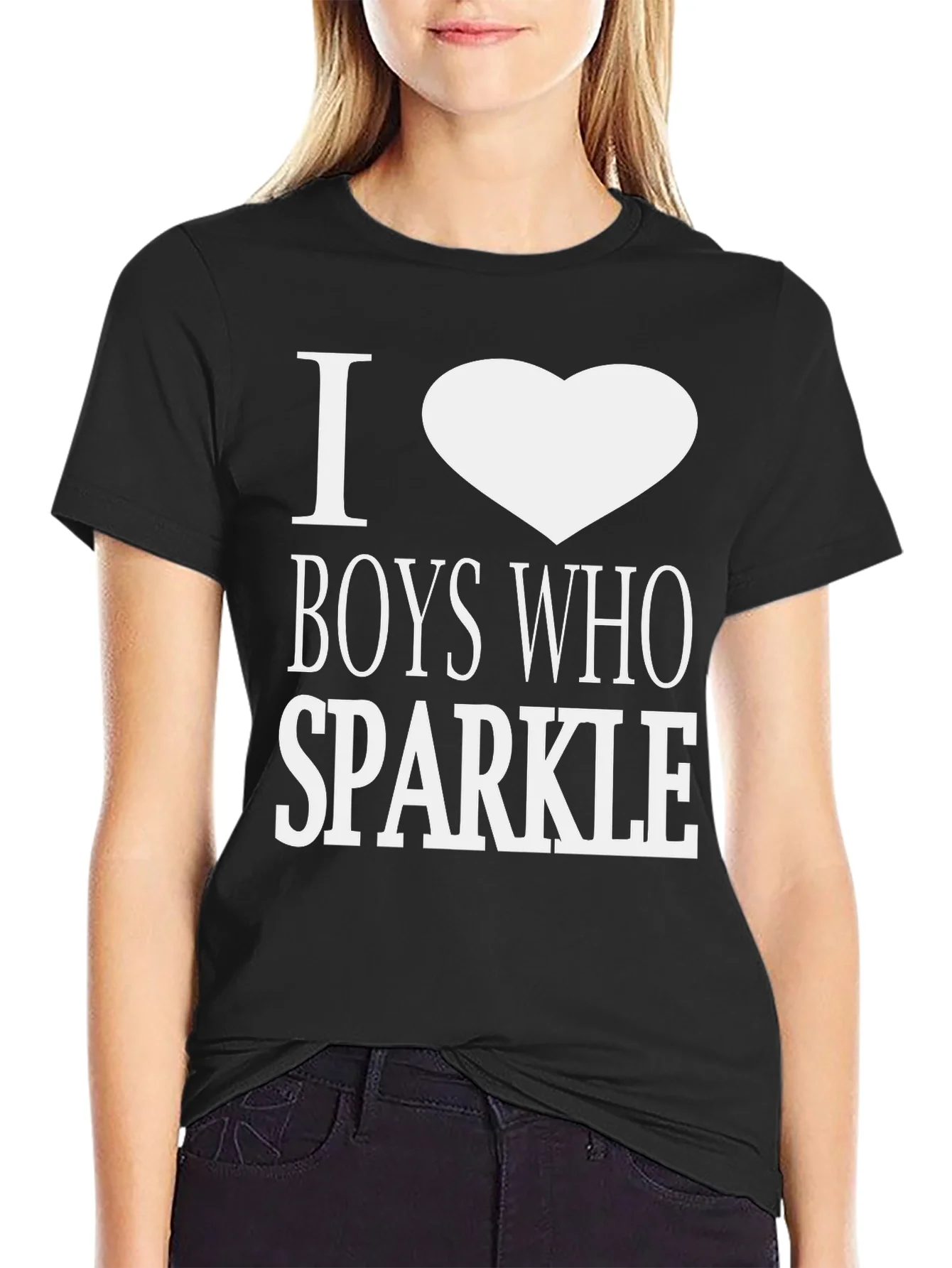 Camiseta Negra I ?? Boys Who Sparkle