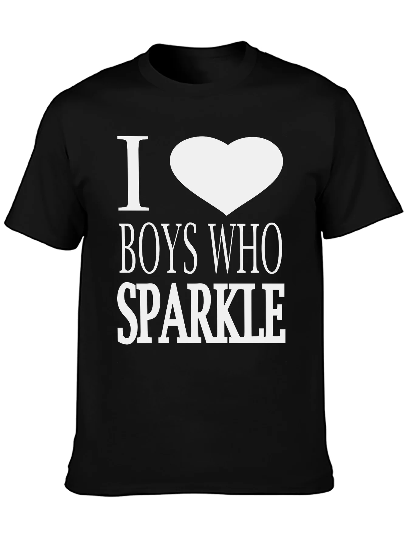 Camiseta Negra I ?? Boys Who Sparkle