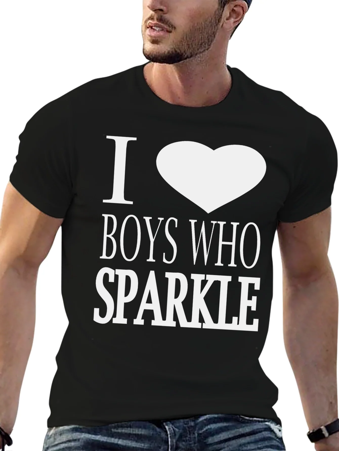 Camiseta Negra I ?? Boys Who Sparkle