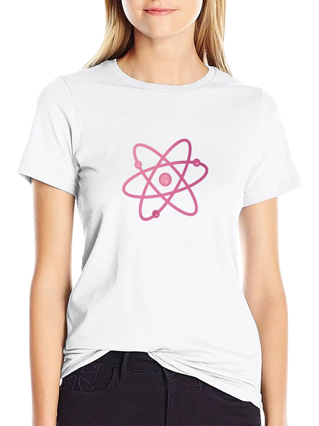 Rebbecca Atom Symbol Graphic Tee - Science Inspired Design
